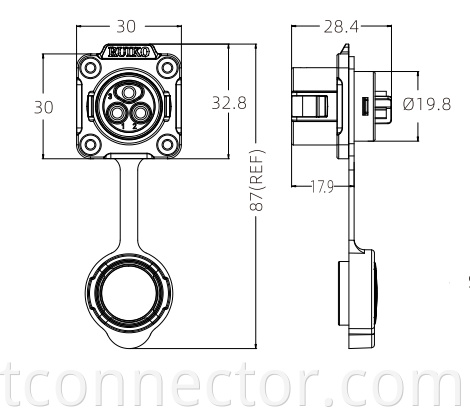 Waterproof Plug Male and Female